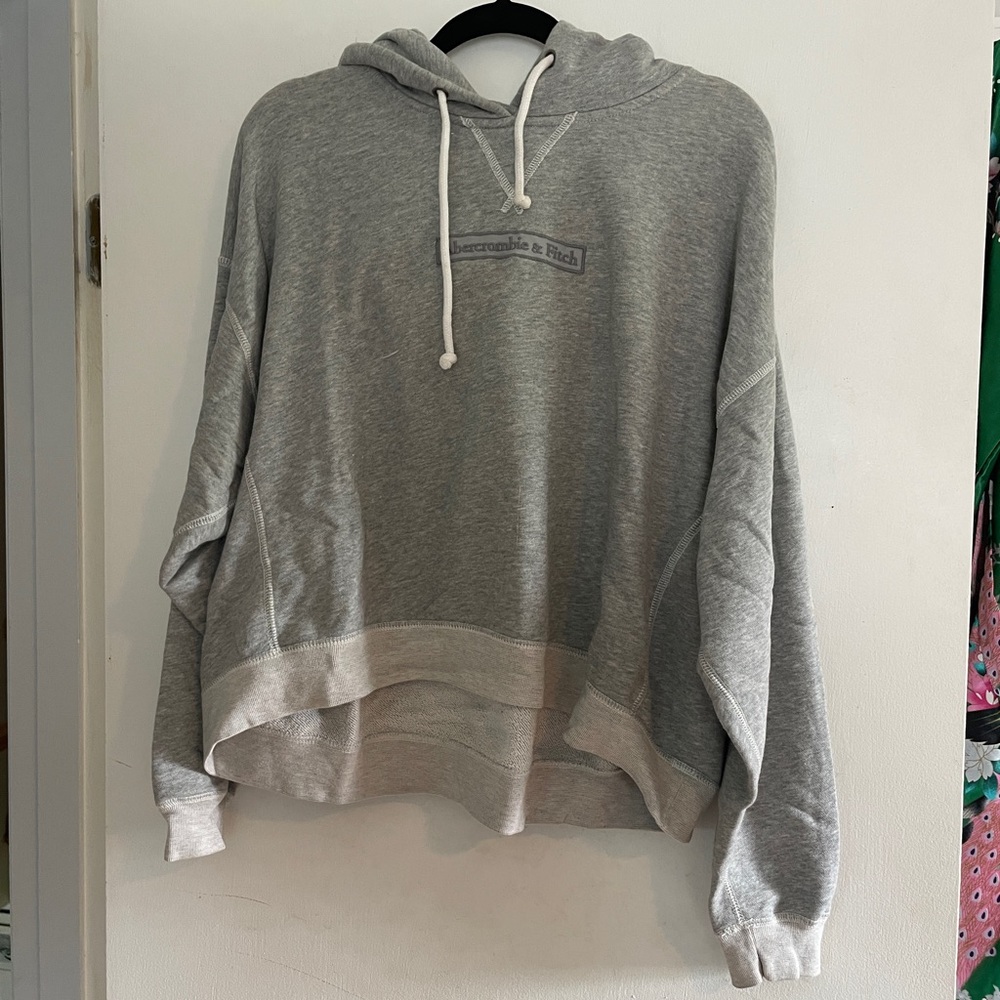 Grey Abercrombie and Fitch Hoodie